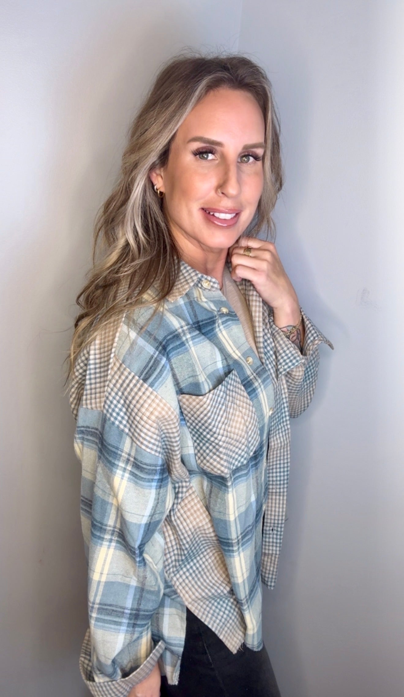 Cambrie Flannel Shirt