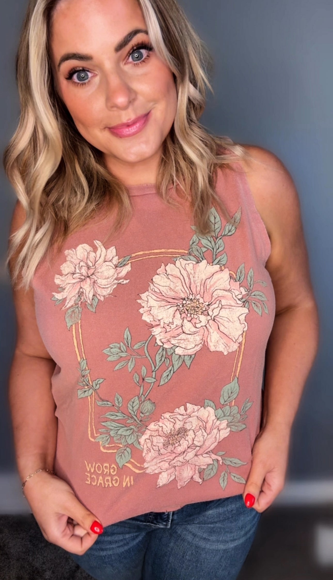 Betsy Flower Tank