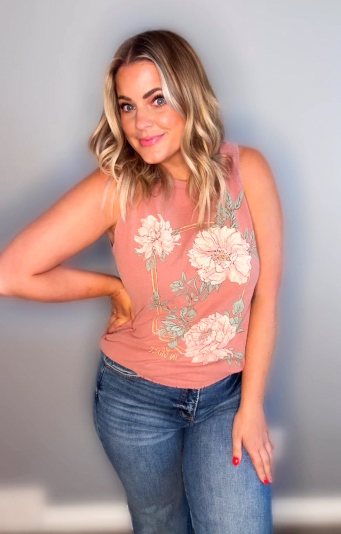 Betsy Flower Tank