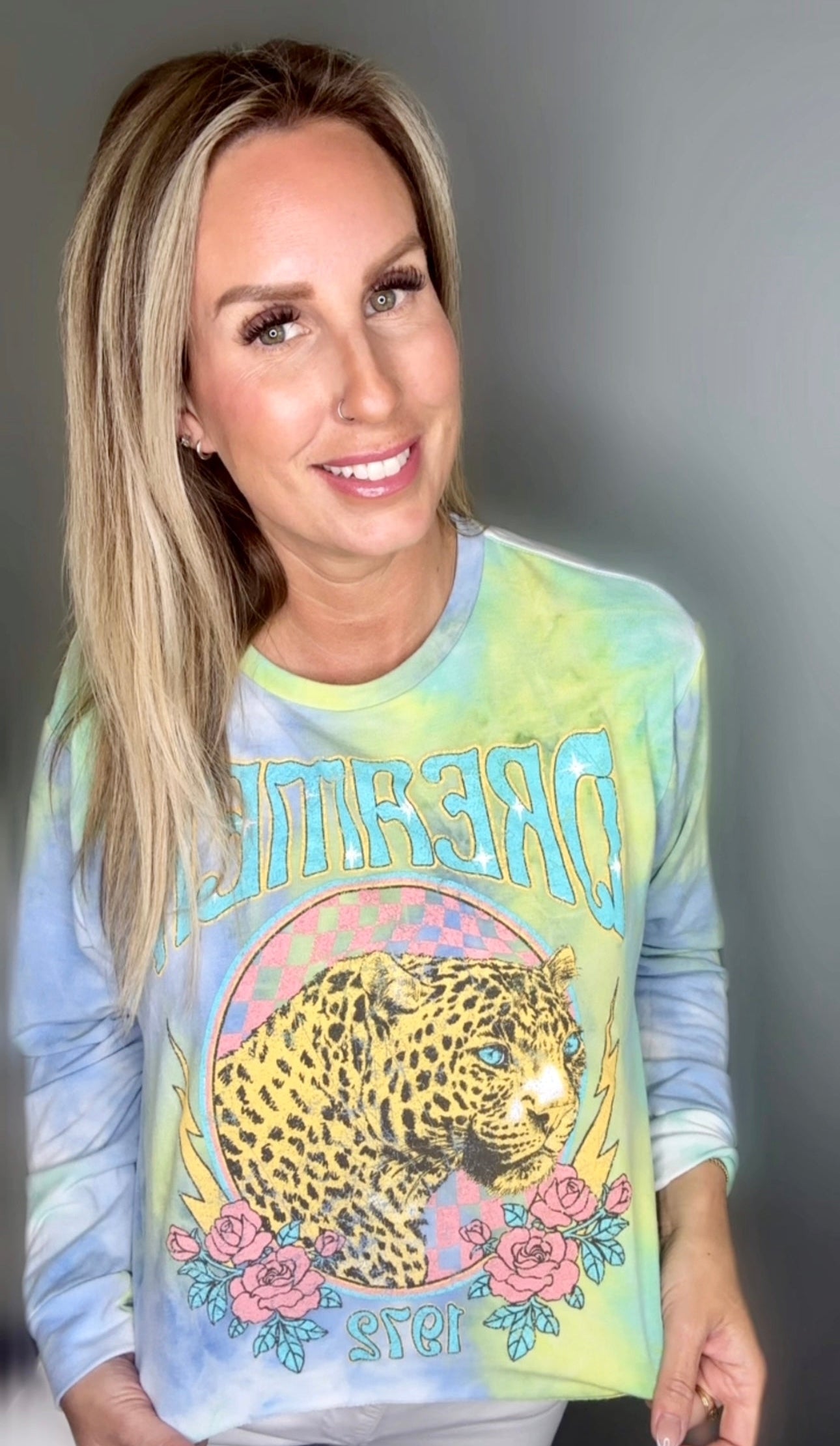 Colorful Dreamer Graphic Top