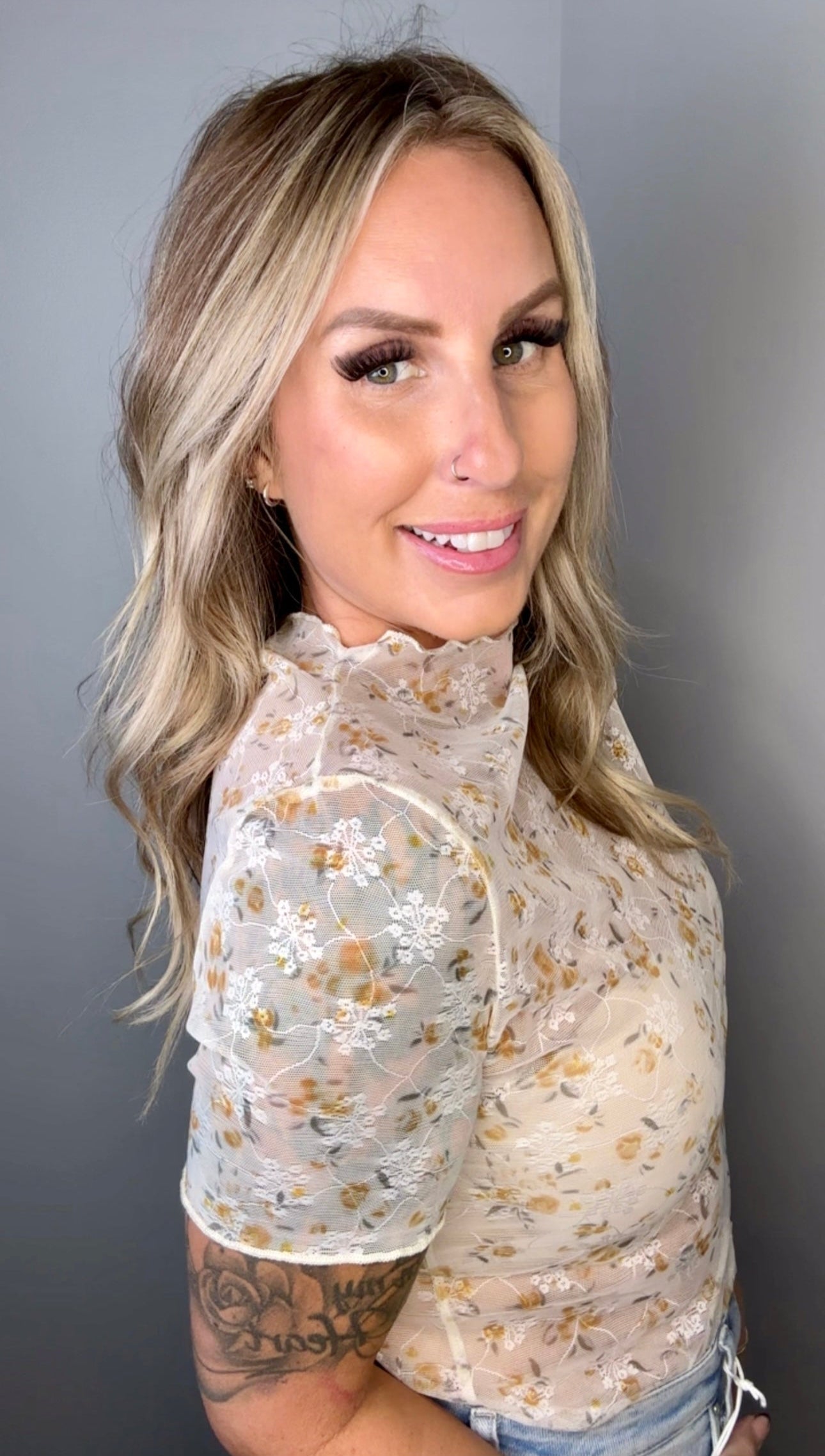 Goldie Sheer Top