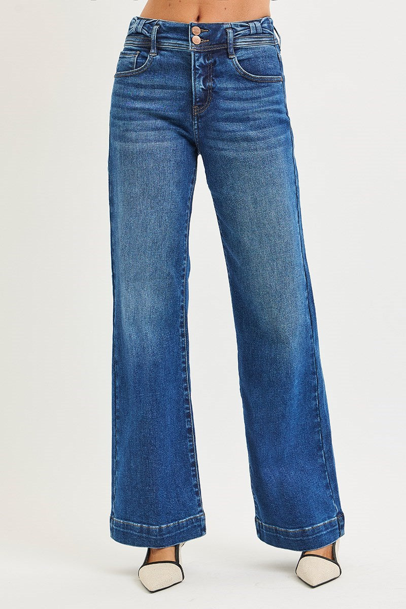 Beau Tummy Control Denim- Restock in Light Wash