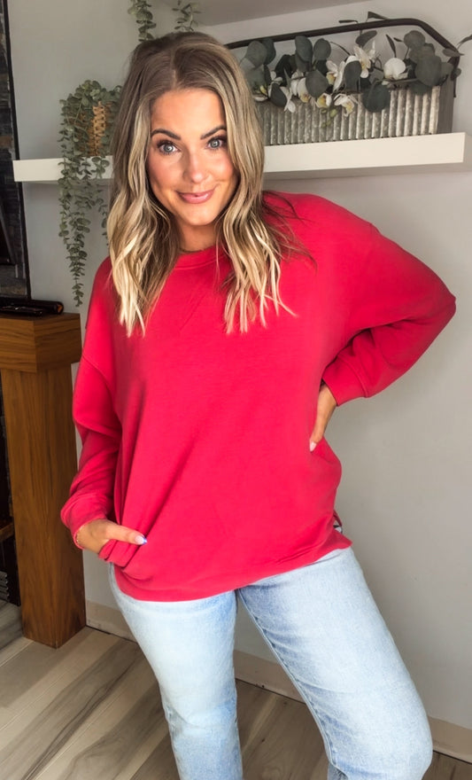Sangria Crew Neck
