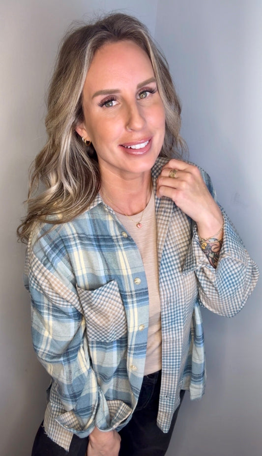 Cambrie Flannel Shirt