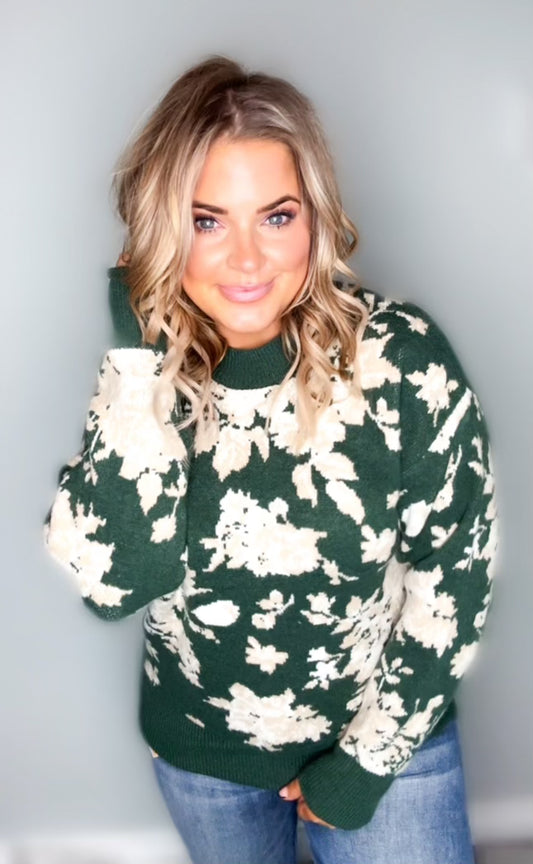 The Hunter Floral Sweater