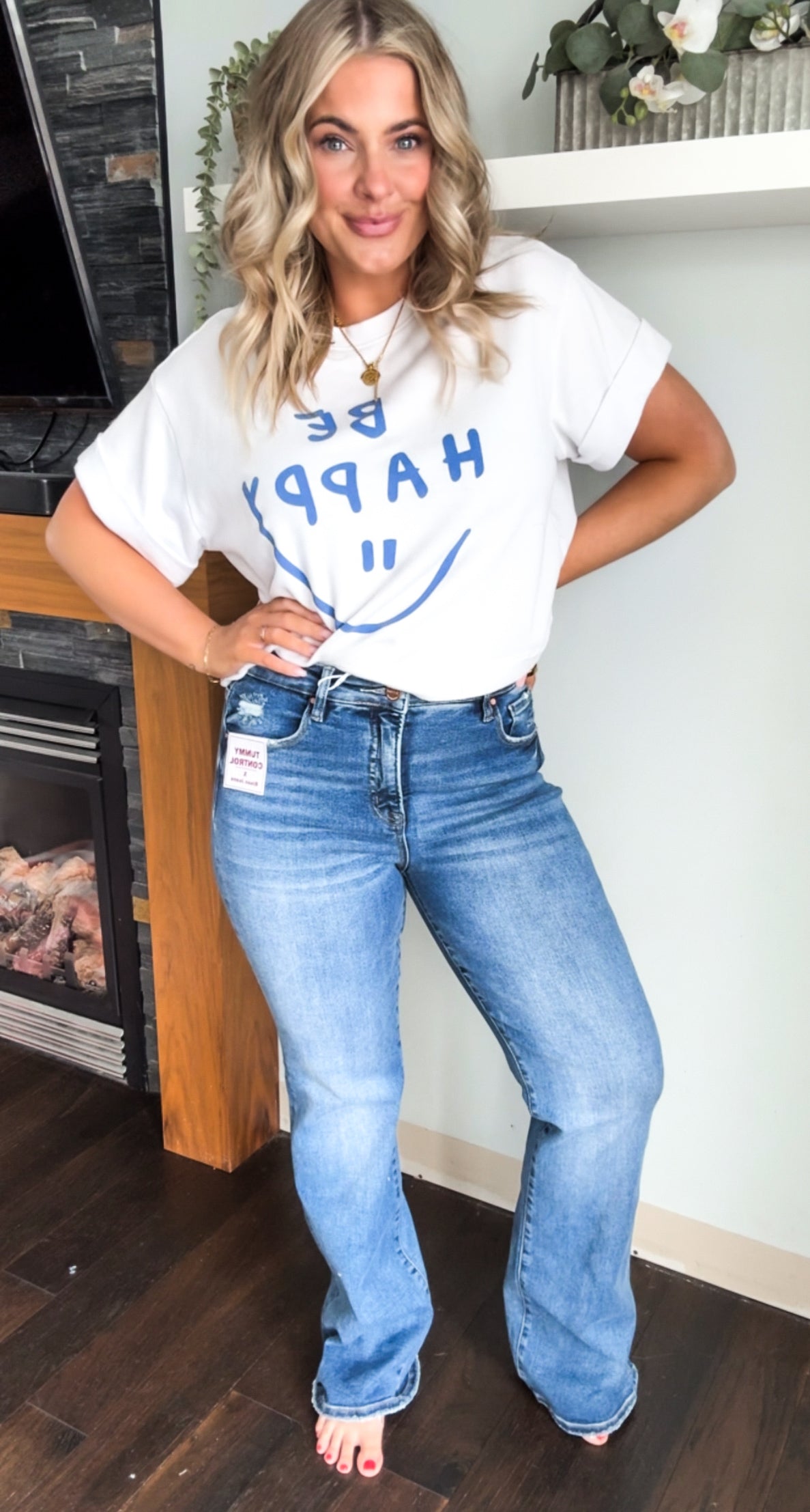 Branden Tummy Control Denim