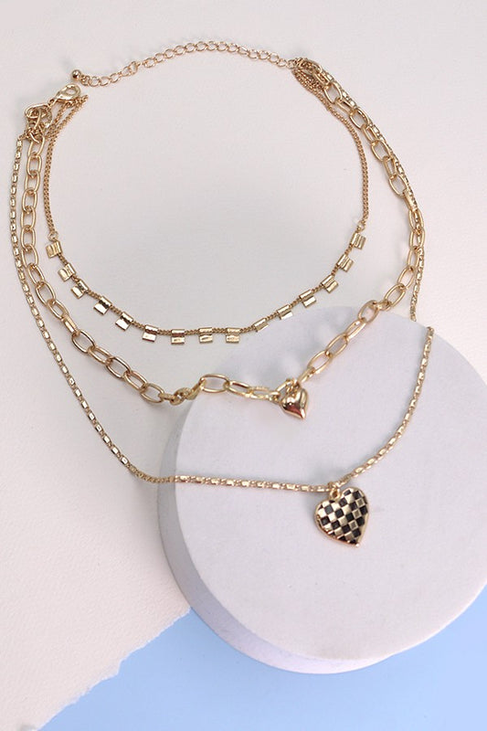 Check Your Heart Necklace