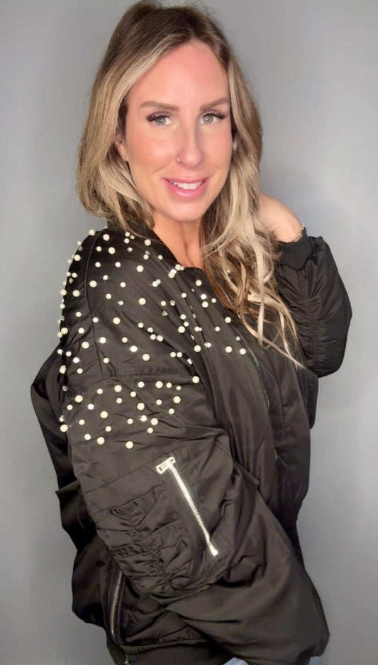 Bling-ing Bomber Jacket