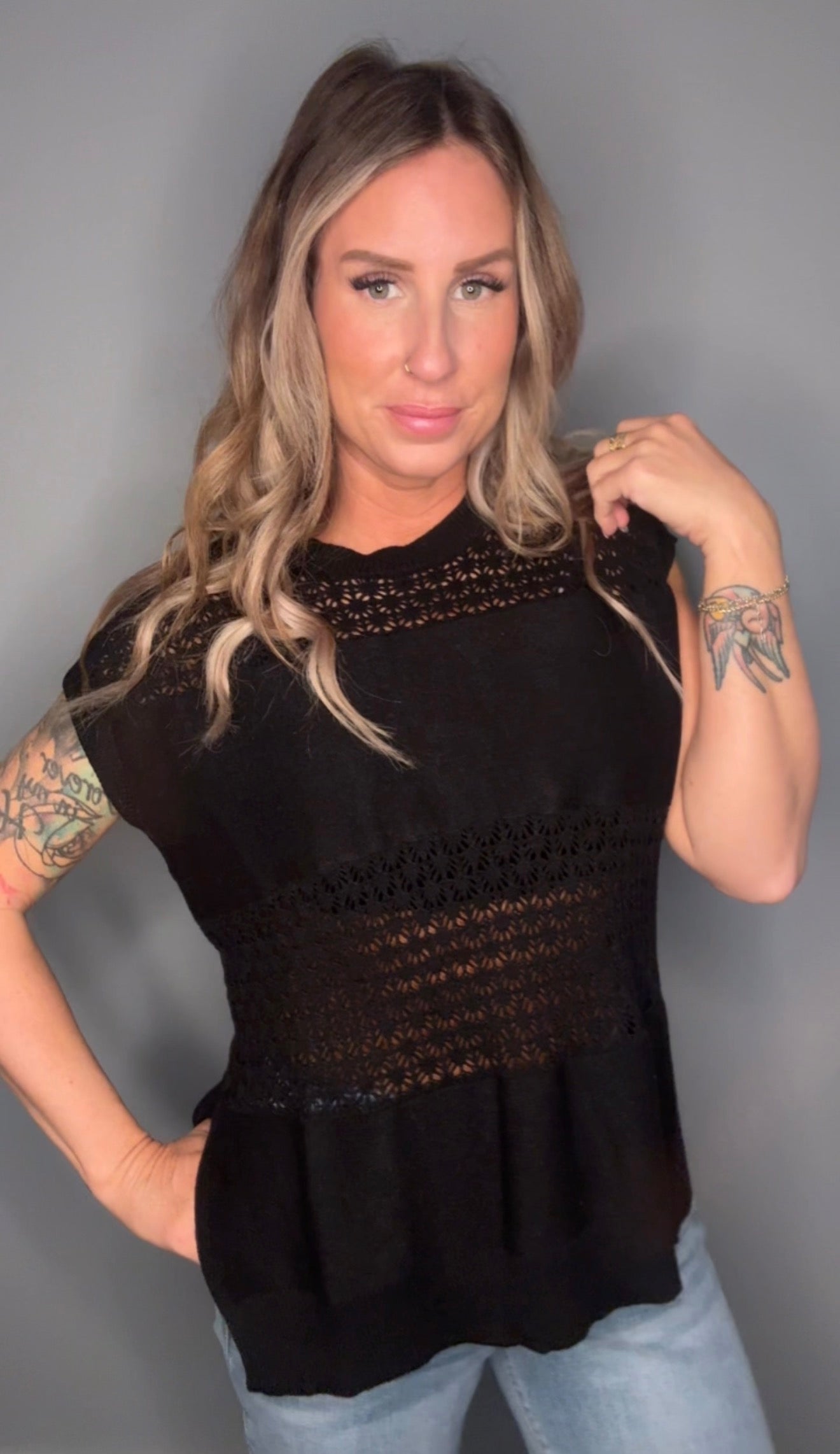 Ameena Knit Shirt- Restocked!!!