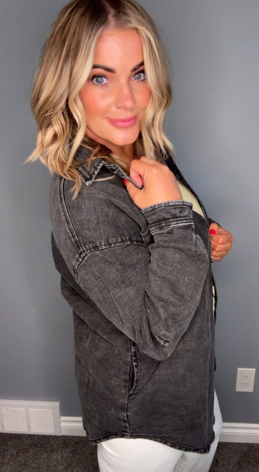 The Lane Denim Coat