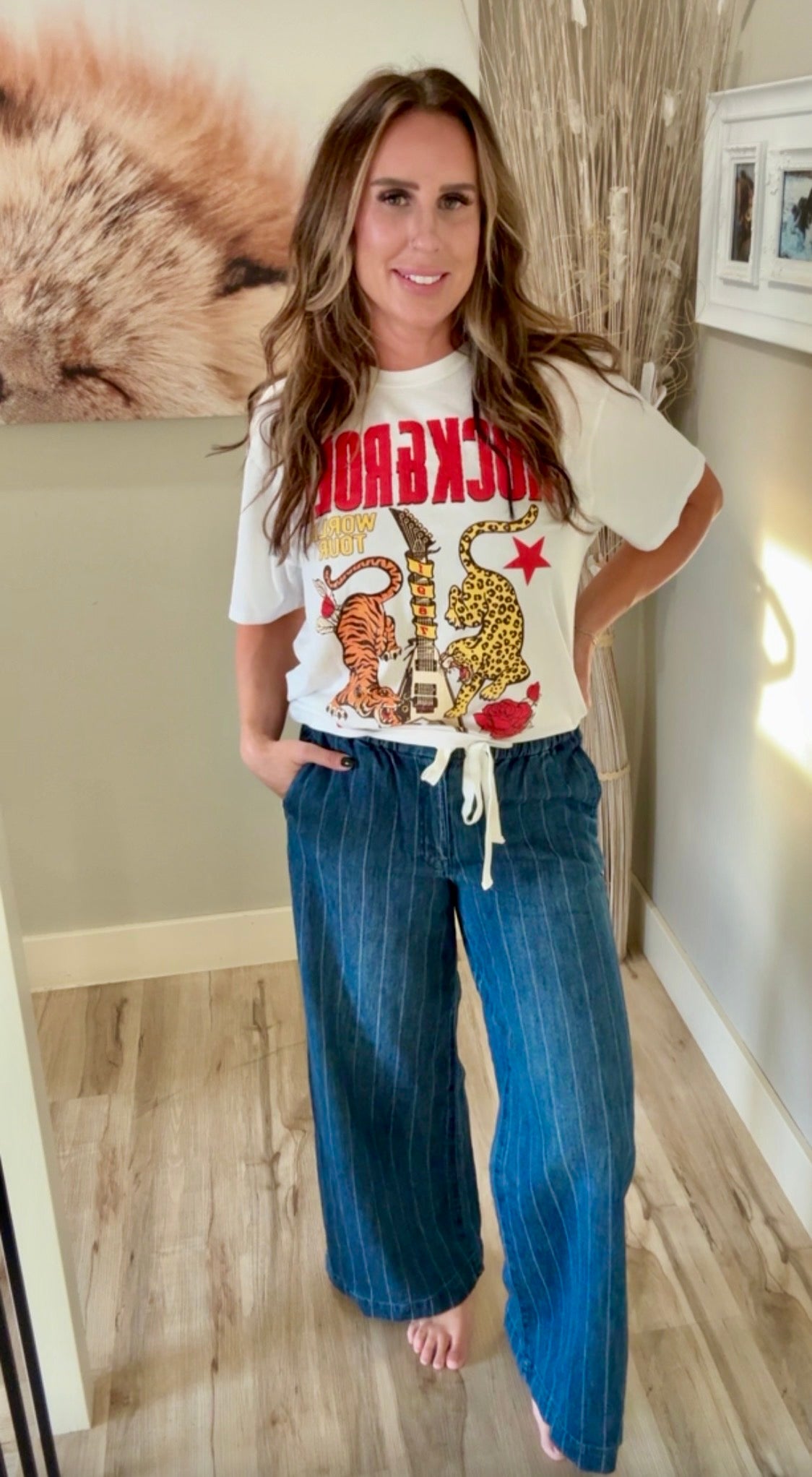 Rock and Roll World Tour Graphic T