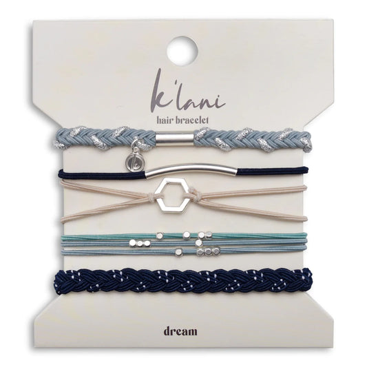 Silver hair tie best sale bracelet