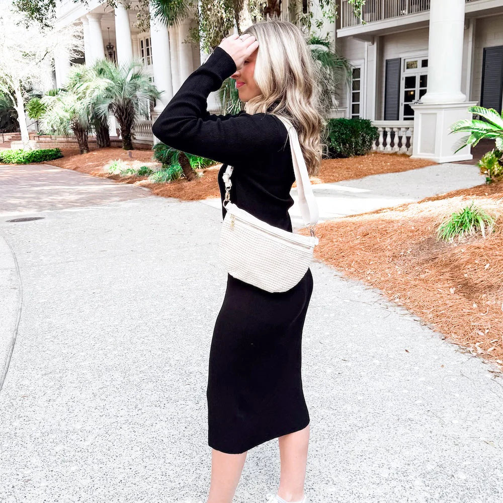 Woven Cross Body Bags